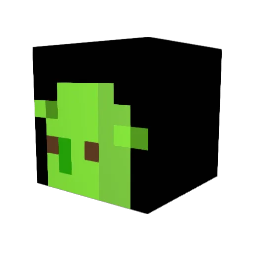 officer_h Minecraft avatar head, 3D render