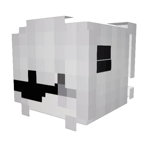 official_legend Minecraft avatar head, 3D render