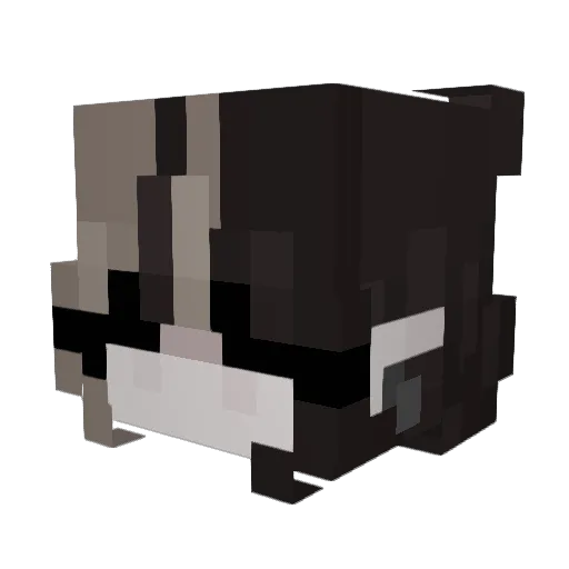 officialsega Minecraft avatar head, 3D render