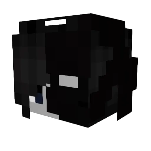 offiziel Minecraft avatar head, 3D render