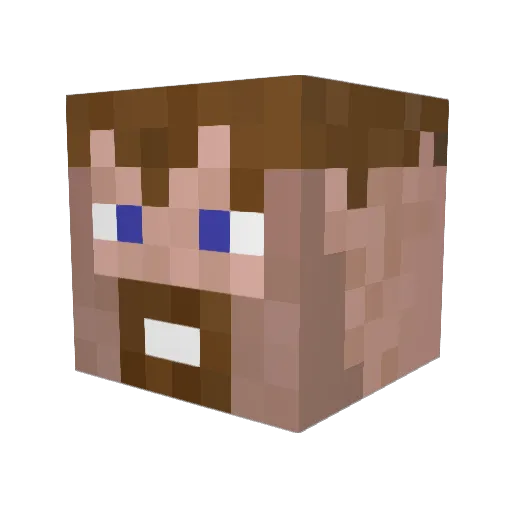 offmymeds123 Minecraft avatar head, 3D render
