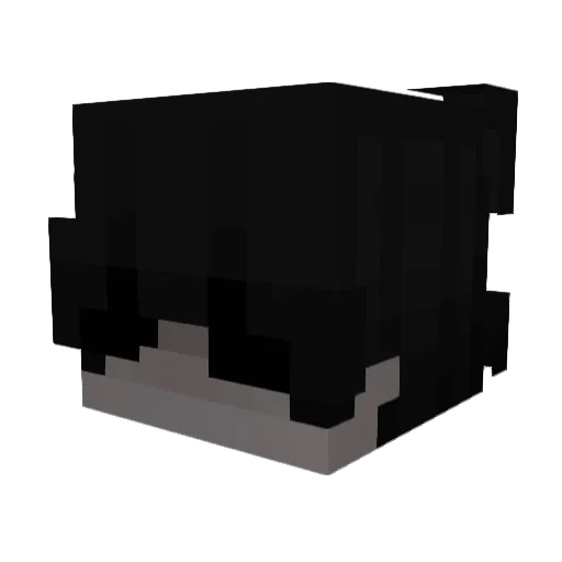 offwhitevlone1s Minecraft avatar head, 3D render