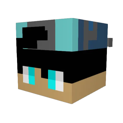offy88 Minecraft avatar head, 3D render