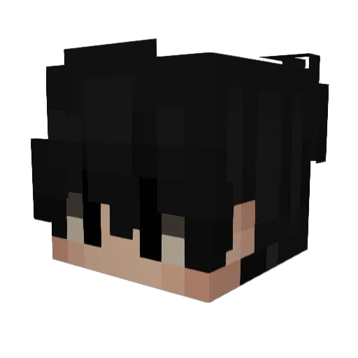 ofguimelo Minecraft avatar head, 3D render