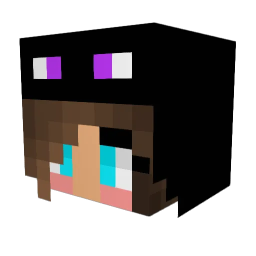 ofhanci Minecraft avatar head, 3D render