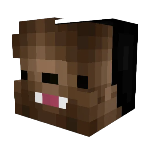 oforever Minecraft avatar head, 3D render