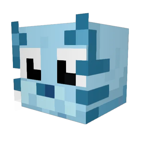 ofoster Minecraft avatar head, 3D render