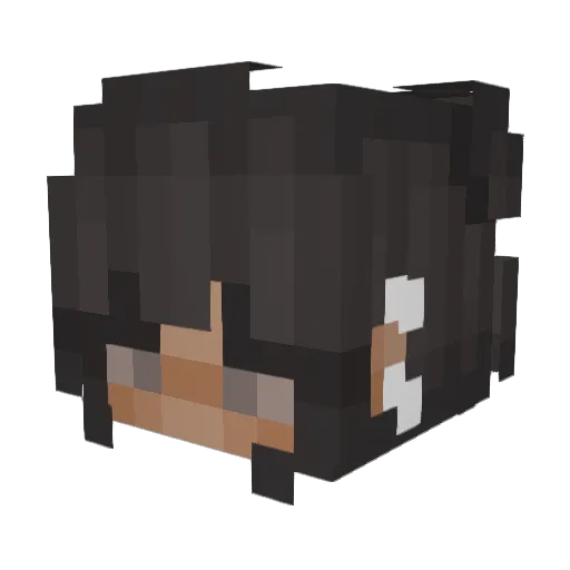 ofroggie Minecraft avatar head, 3D render