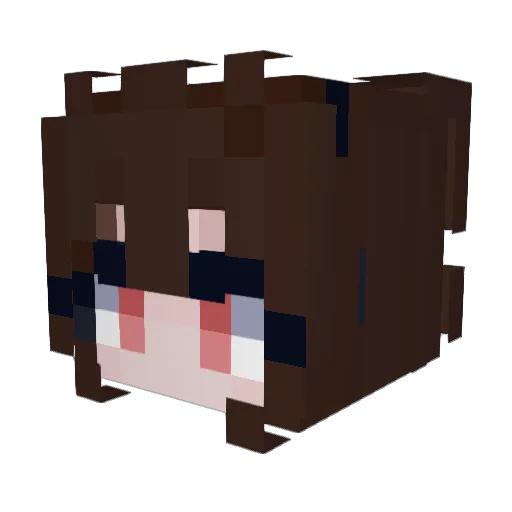 ofsi Minecraft avatar head, 3D render