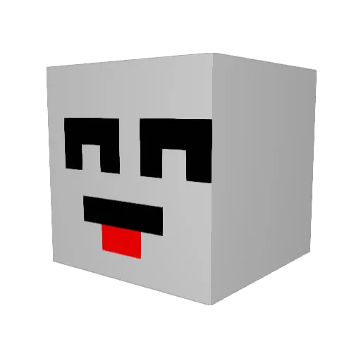 ofurosuky Minecraft avatar head, 3D render