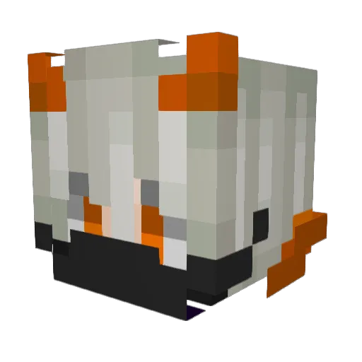 og1scherrosch Minecraft avatar head, 3D render