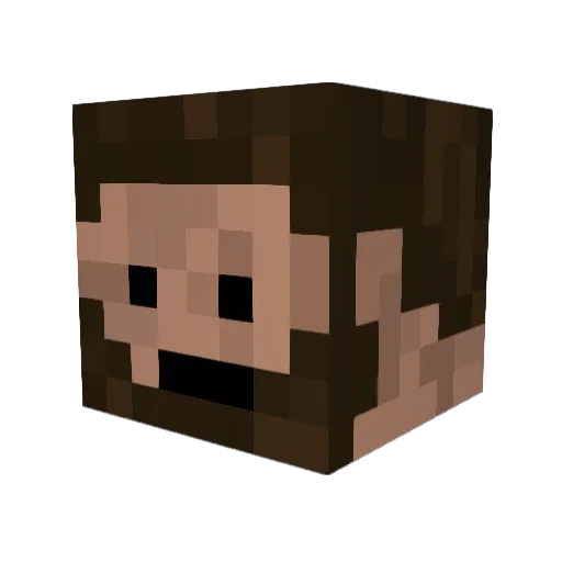ogDoubleDJ Minecraft avatar head, 3D render