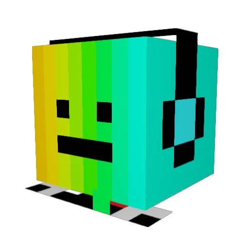 ogUwU Minecraft avatar head, 3D render