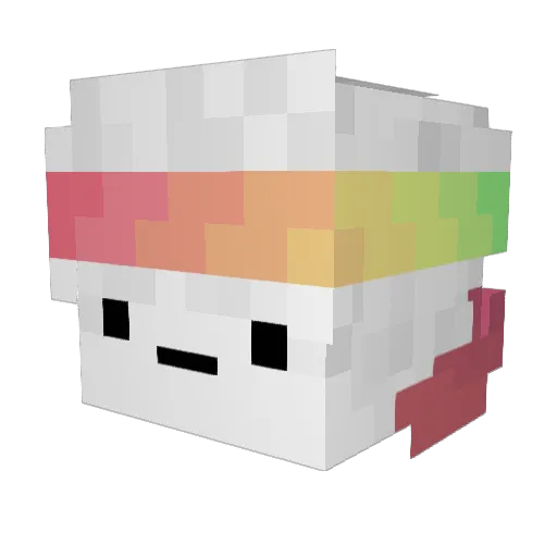 og_jare Minecraft avatar head, 3D render