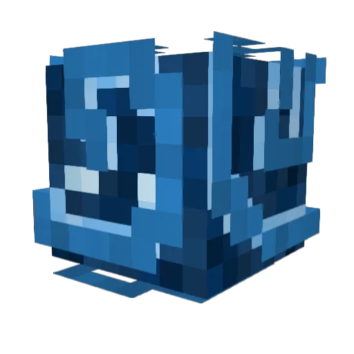 og_ram Minecraft avatar head, 3D render