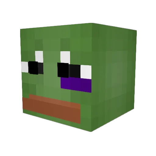 og_ryqi Minecraft avatar head, 3D render
