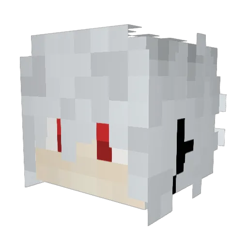 oga1207 Minecraft avatar head, 3D render