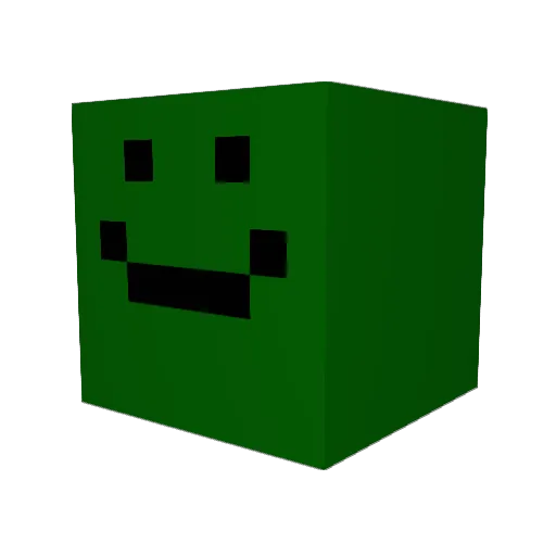 oga69 Minecraft avatar head, 3D render