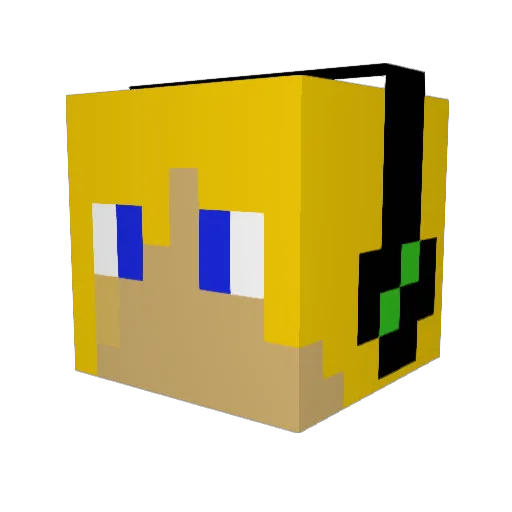 ogaard123 Minecraft avatar head, 3D render