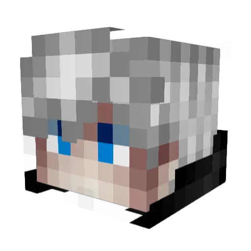 ogao00 Minecraft avatar head, 3D render