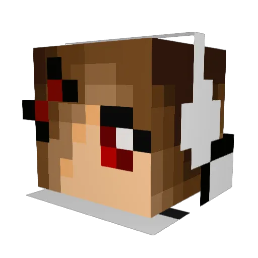 ogaunt Minecraft avatar head, 3D render