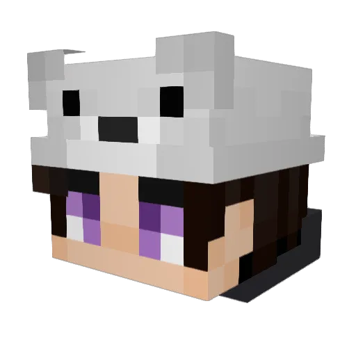 ogbirb Minecraft avatar head, 3D render