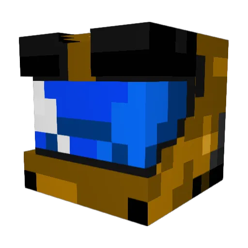 ogchains Minecraft avatar head, 3D render