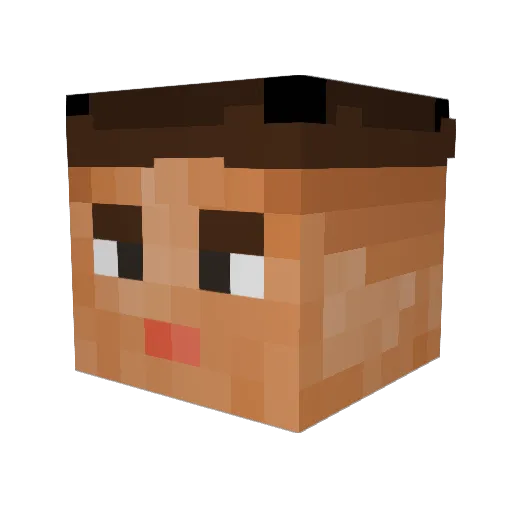 ogcripkilla Minecraft avatar head, 3D render