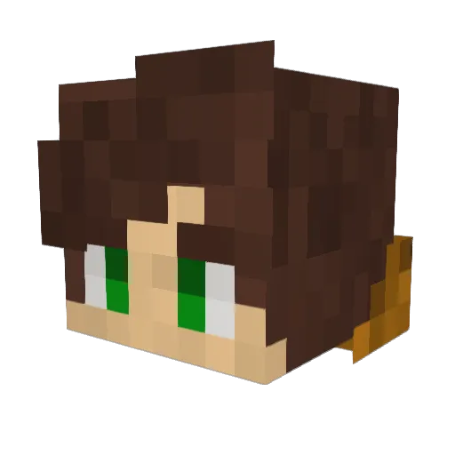 ogfrenchfry Minecraft avatar head, 3D render