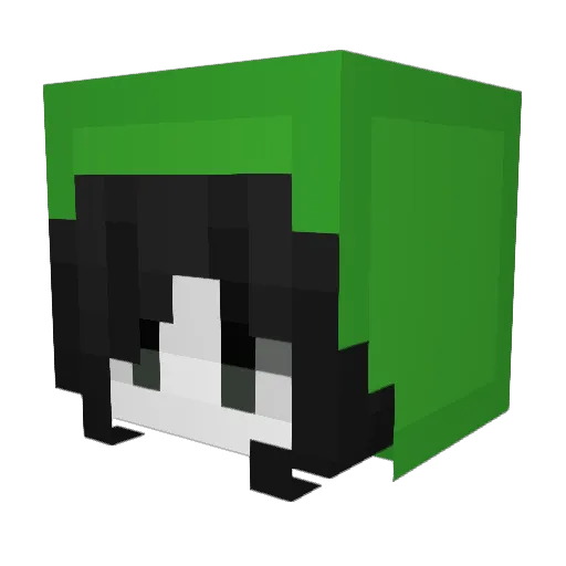oggabe Minecraft avatar head, 3D render