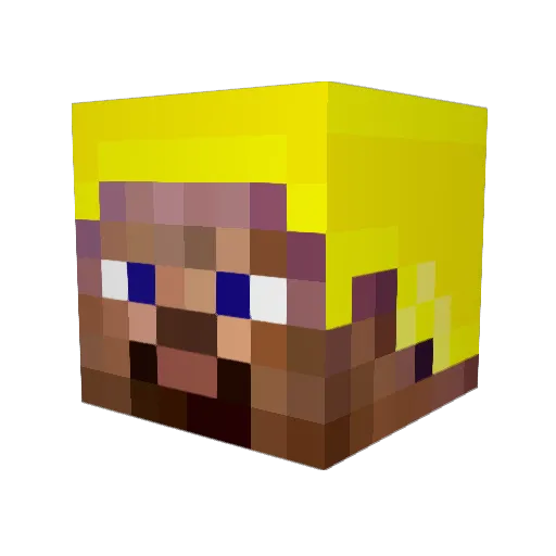 ogge22 Minecraft avatar head, 3D render