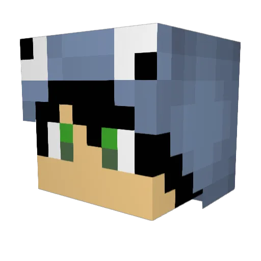 oggeolsson Minecraft avatar head, 3D render