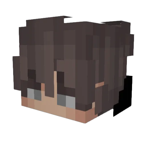 oghlocoloco Minecraft avatar head, 3D render