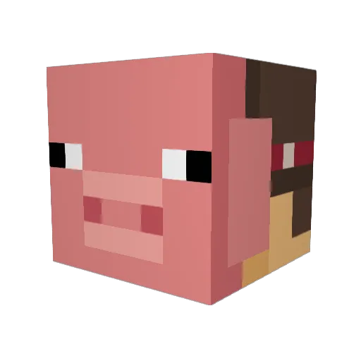 ogjd3615 Minecraft avatar head, 3D render