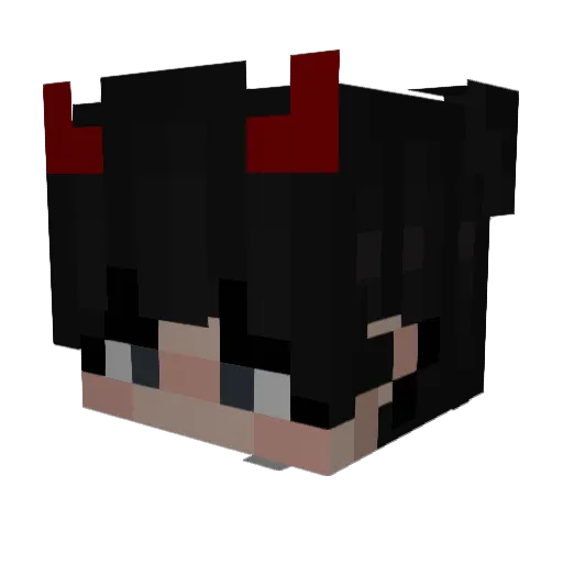 oglhi Minecraft avatar head, 3D render