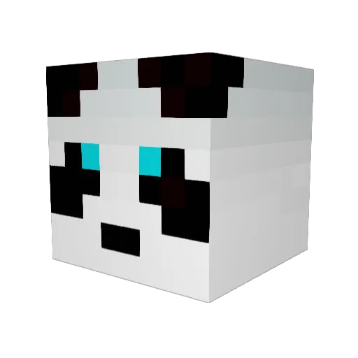 ogms Minecraft avatar head, 3D render