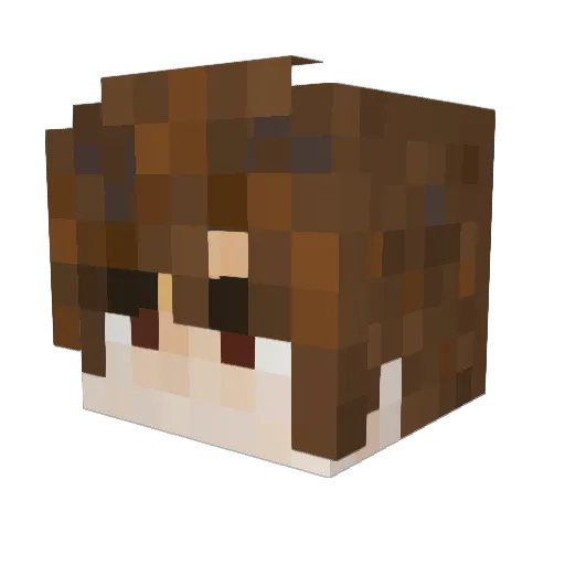 ogmubbo Minecraft avatar head, 3D render