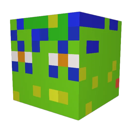 ognistaryba Minecraft avatar head, 3D render