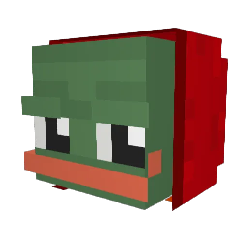 ogom1017 Minecraft avatar head, 3D render