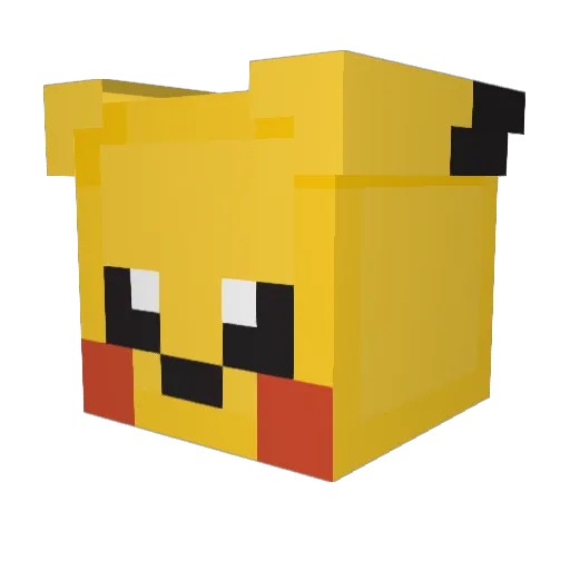 ogpopaj Minecraft avatar head, 3D render