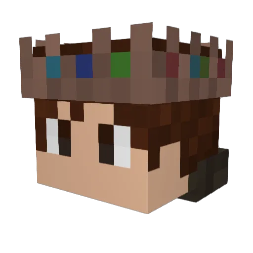 ogtxn Minecraft avatar head, 3D render