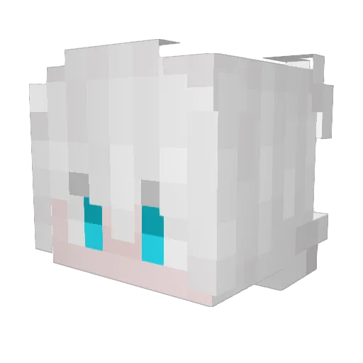 oguHsteL Minecraft avatar head, 3D render