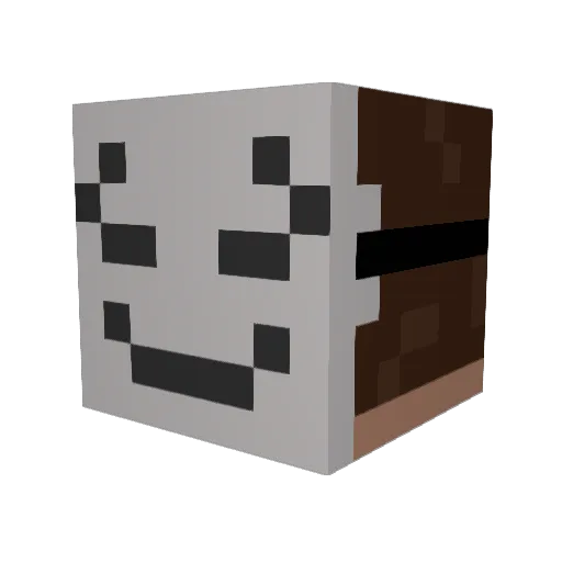 ogur4ik_ Minecraft avatar head, 3D render