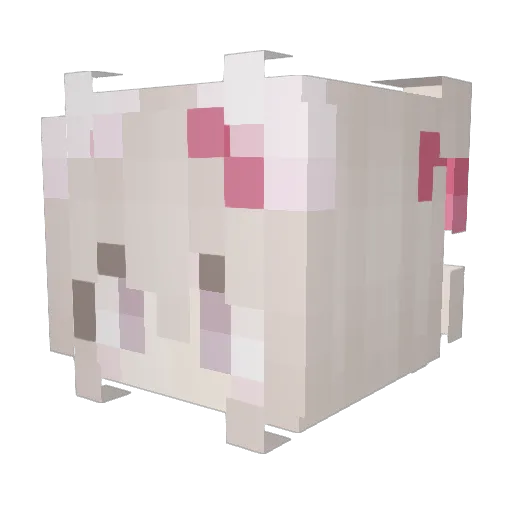 ohKlay Minecraft avatar head, 3D render