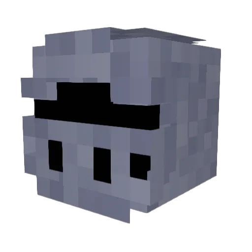 ohMorning Minecraft avatar head, 3D render