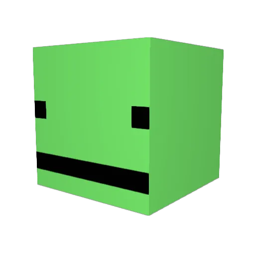 ohMorph Minecraft avatar head, 3D render