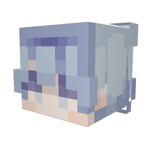 ohShots Minecraft avatar head, 3D render
