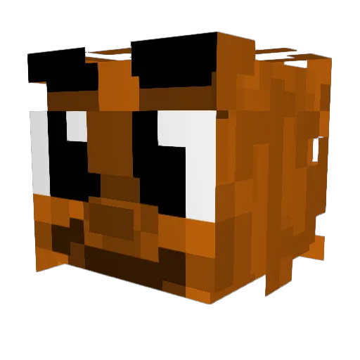ohTrix Minecraft avatar head, 3D render