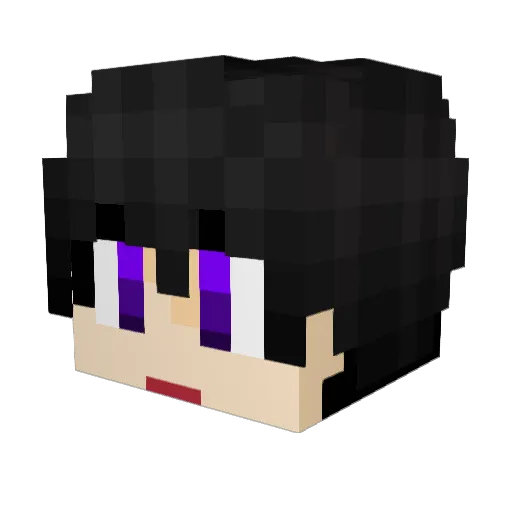 oh_Mg_0627 Minecraft avatar head, 3D render