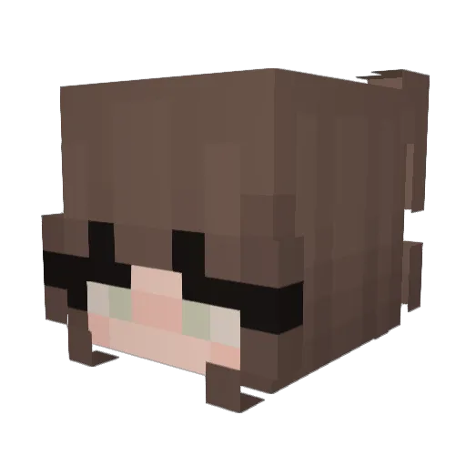 oh_cai Minecraft avatar head, 3D render